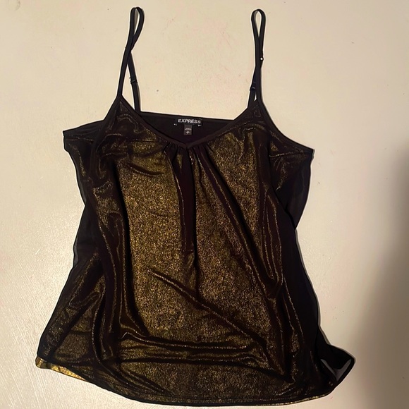 Black/gold express top size S - Picture 1 of 5